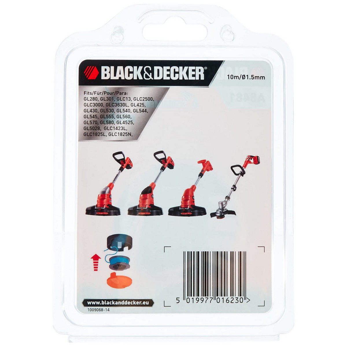 Tekercs Black & Decker a6481-xj 10 m Orsó menet